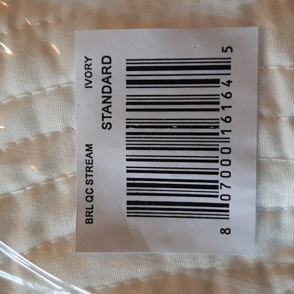 Brielle Stream Standard Pillow Shams Ivory (set of 2) - Picture 3 of 4